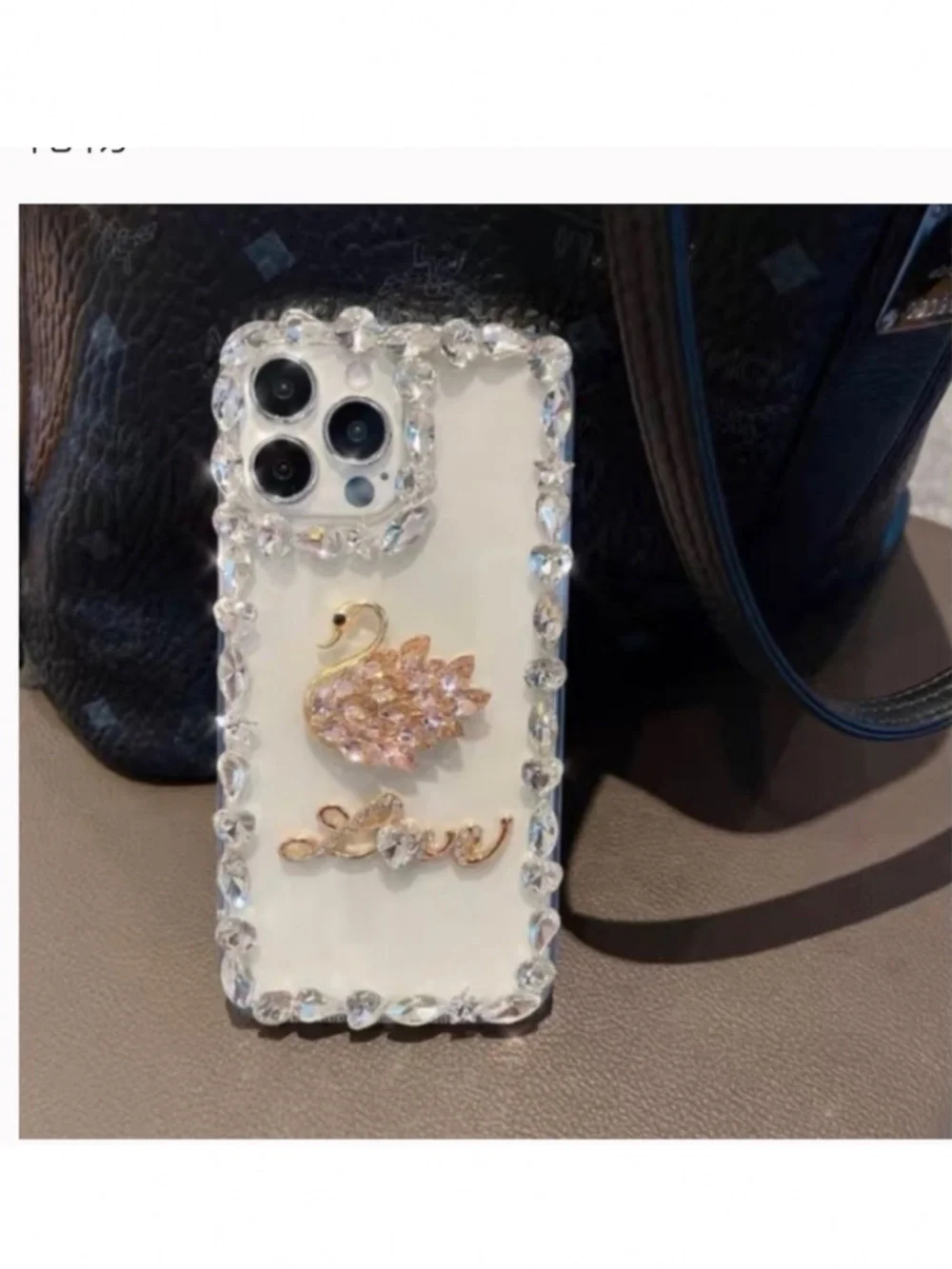 2 items.iPhone iphone12/12pro Luxury Bling rhinestones case, cute case